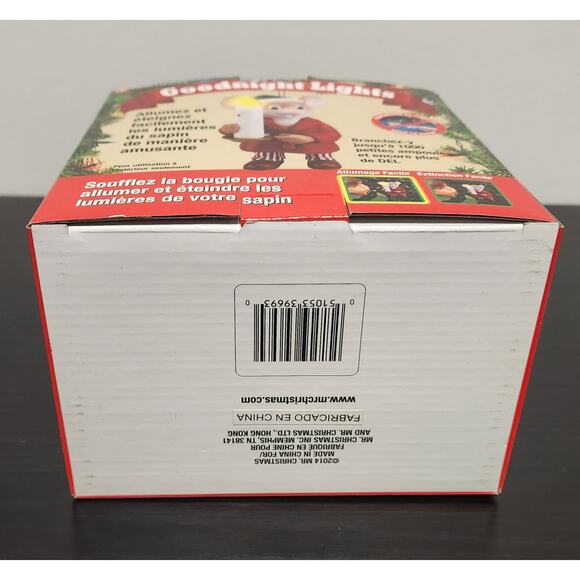 Mr Christmas "Goodnight Lights" Mouse w Candle Light Ornament-2014 - Picture 5 of 5